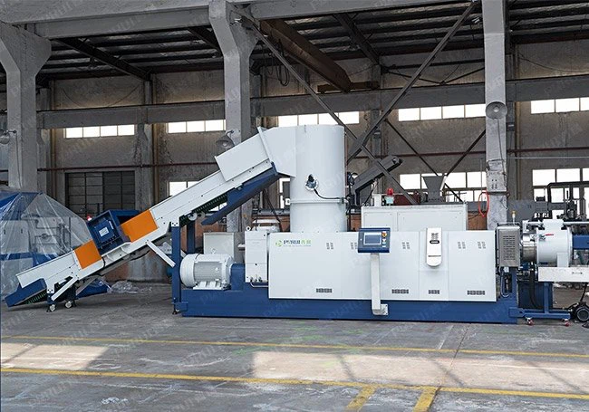 LDPE Film Recycling Granulator Water Ring Granulator
